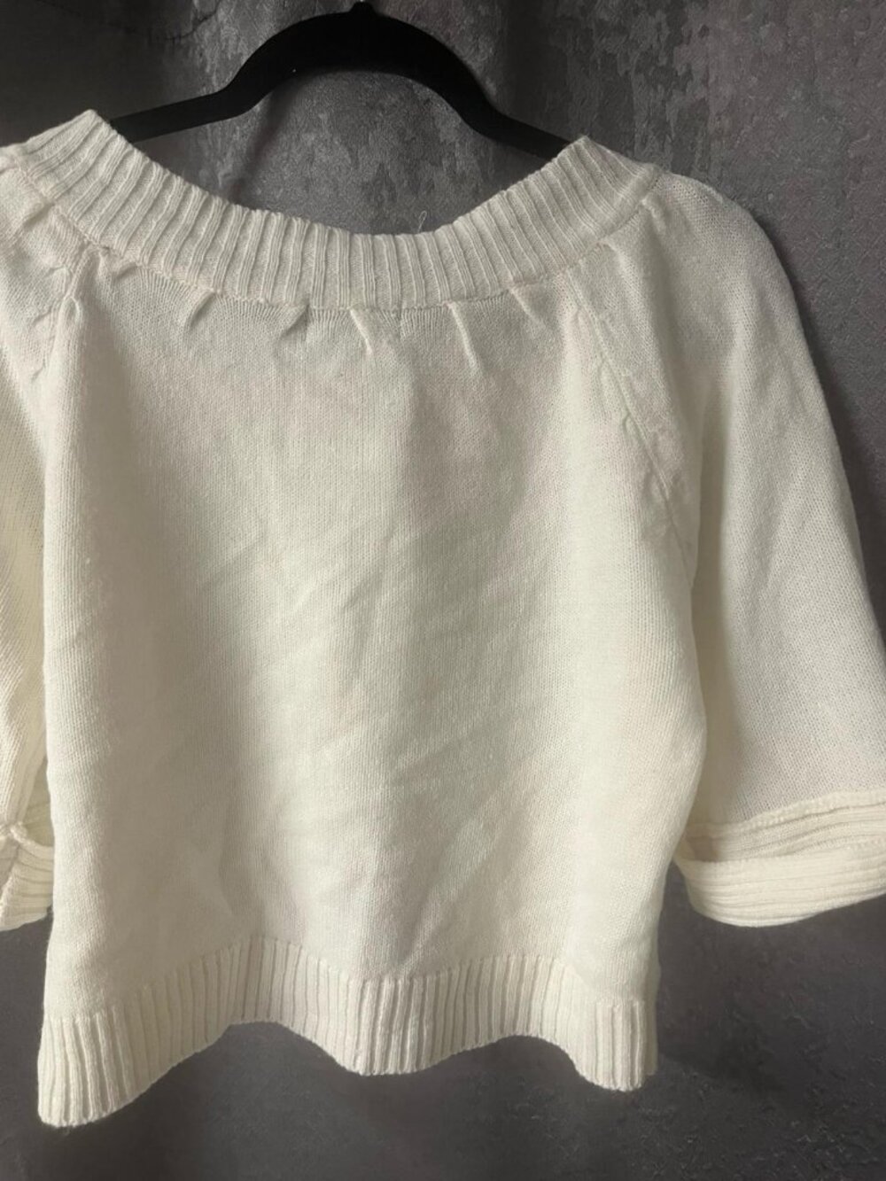 Brittany black knit cardigan crop shrug